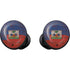 Haiti Flag Dark Wood Galaxy Buds Skin
